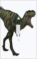 Vicious Dinosaur Decorative Switchplate Cover 