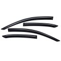Lightronic Wv94718 Outside-mount Side Window Visor Deflector Rain Guard Dark Smoke Shatterproof 4-pieces Set For 2020-2023