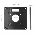Universal Aluminum Router Table Insert Plate Trimming Machine Flip Board For Woodworking Benches Saw Multifunction