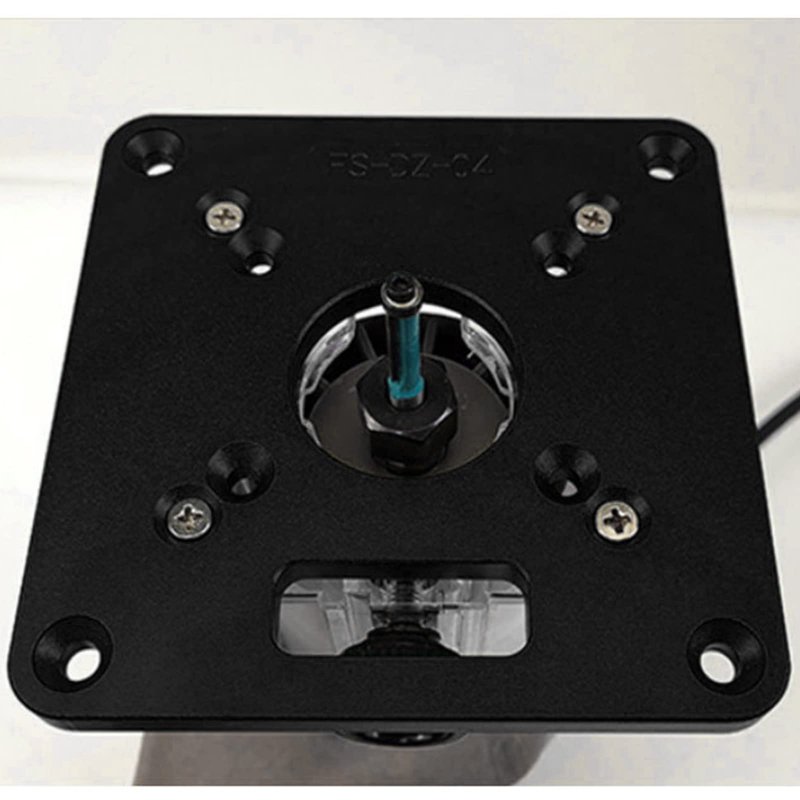 Universal Aluminum Router Table Insert Plate Trimming Machine Flip Board For Woodworking Benches Saw Multifunction