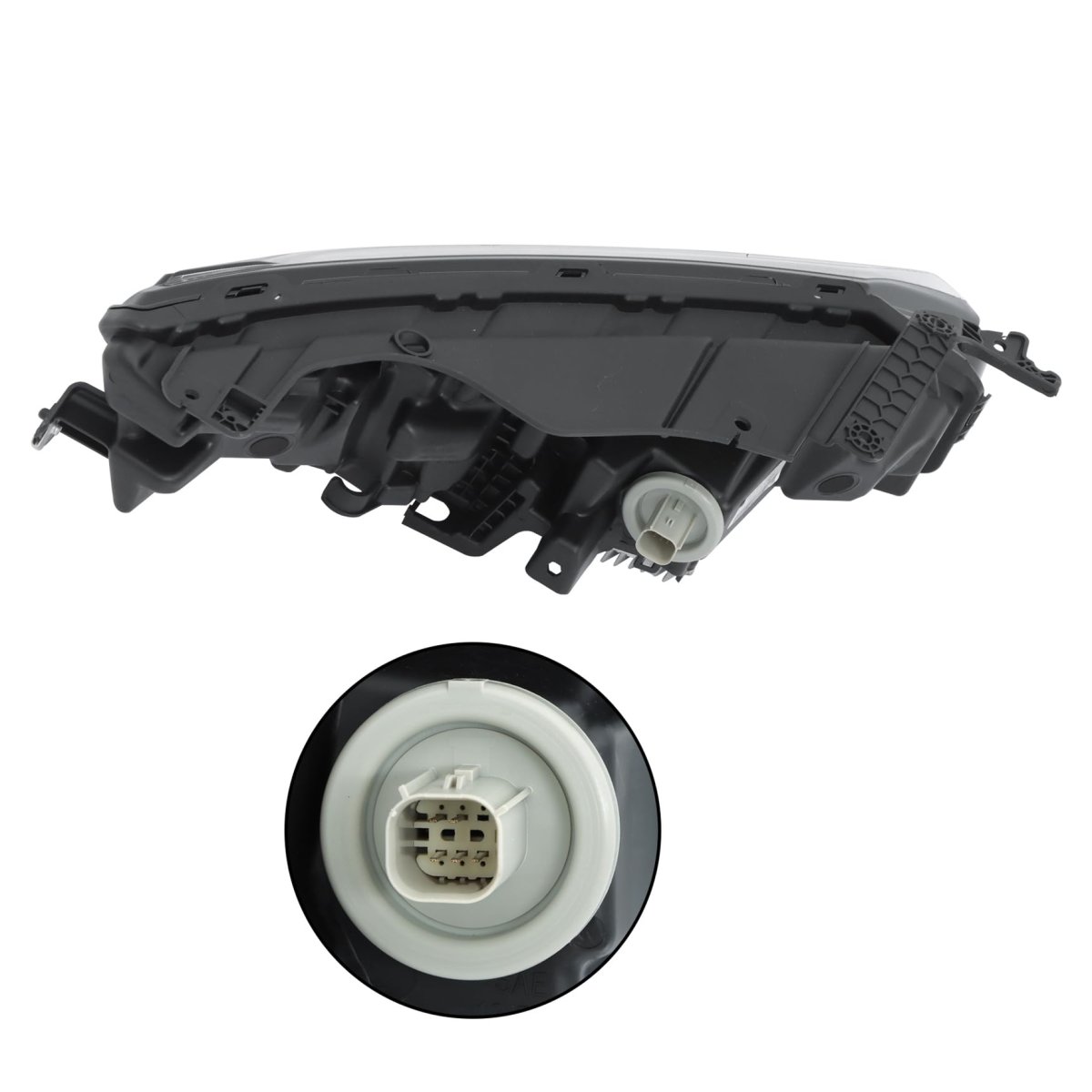 Left Fog Light Replacement For Blazer 2023-2024 Drl Lamp Clear Lens Driver Side 87830987