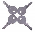 Solarhome 4x Universal Keys Ch751 20-0101 Compatible With Various Locks Rv Campers Cabinet Doors T-handles Pickup Shells Tool