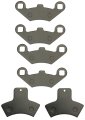 Front And Rear Brake Pads For Polaris Scrambler 400 2x4 4x4 1998 1999-2002