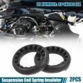 X Autohaux 2 Pcs Black Rear Upper Suspension Coil Spring Insulator No Bp4k28012a For Mazda 3 04-13 5 06-10 Cx-7 07-12