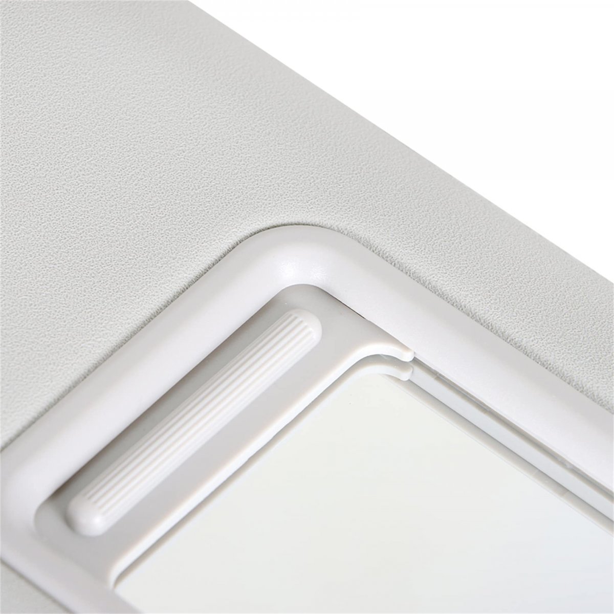 Beige Front Left Driver Side Sun Visor With Mirror Replacement For 2010-2013 Mazda 3 Hatchback Bbm2-69-320c-75