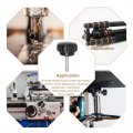 Uxcell 16pcs Round Knurled Thumb Screws M5 X 20mm Carbon Steel Zinc Plated Thread Thumbscrew Clamping Knob Screw For Quick
