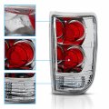 Amerilite For 1995-2005 Chevy Blazer Gmc Jimmy S-10 S-15 Red Euro Tail Lights Aftermarket Brake Lamps Pair Passenger And Driver
