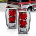 Amerilite For 1995-2005 Chevy Blazer Gmc Jimmy S-10 S-15 Red Euro Tail Lights Aftermarket Brake Lamps Pair Passenger And Driver