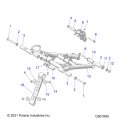 Polaris Snowmobile Shock Pivot E-coat Genuine Oem Part 1543515-329 Qty 1