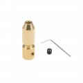 Brass Drill Chuck For 1mm-1 5mm Micro Bit Fits 3 17mm Motor Shaft 