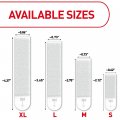 Command 17204 07335000521 Hardware 6 Pairs White Count