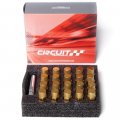 Circuit Performance Forged Steel Extended Hex Lug Nut For Aftermarket Wheels 12x1 5 Gold 20 Piece Set Tool