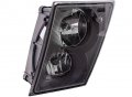 Epic Lighting Oe Style Replacement Black Bezel Fog Light W Drl For Volvo 2004-2017 Vnl Vnm Vnx Vn Semi Truck Vo2592119 20737496 