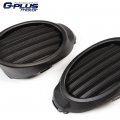 G-plus Front Bumper Fog Light Lens Hole Covers Grille Insert Pair 2012-2014 Focus