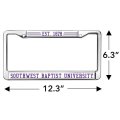 Southwest Baptist University Full Size Standard License Plate Metal Frame