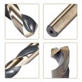 Uxcell Reduced Shank Drill Bit Set 20mm 22mm Titanium Nitride Coated High Speed Steel 4341 Tri-flat Drilling Tool For Stainless
