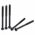 Hex Lag Screws 5 16 X 4 Carbon Steel Phillips Head Half Thread Self-tapping Bolts For Deck Building Or Joining Lumber 5pcs 