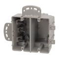 Madison Electric Products Msbmmt2g 2 Gang Multi Mount Device Box With Depth Adjustable Heavy Duty 42lb 