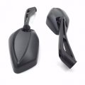 Smt-black Rearview Mirrors 8mm 10mm Compatible With All Standard Naked Street Bike Metric Screws 7 8 Handlebar Cb1000r Shadow