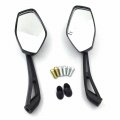 Smt-black Rearview Mirrors 8mm 10mm Compatible With All Standard Naked Street Bike Metric Screws 7 8 Handlebar Cb1000r Shadow