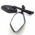 Smt-black Rearview Mirrors 8mm 10mm Compatible With All Standard Naked Street Bike Metric Screws 7 8 Handlebar Cb1000r Shadow