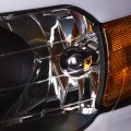Tlaps 7422452134141 For 2002-2005 Dodge Ram 1500 2003-2005 2500 3500 Drl Led Strip Bar Black Housing Headlights With Amber 
