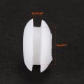 Uxcell Wire Protector Oil Resistant Armature Rubber Grommet 5mm Inner Dia 50pcs White