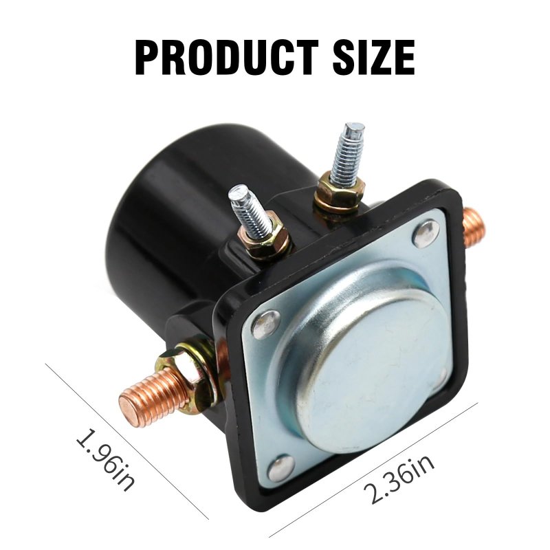 2 Pcs Starter Solenoid 12v Replacement For Omc Marine Johnson Evinrude Outboard Part Numbers 383622 395419 582708 586180 47886