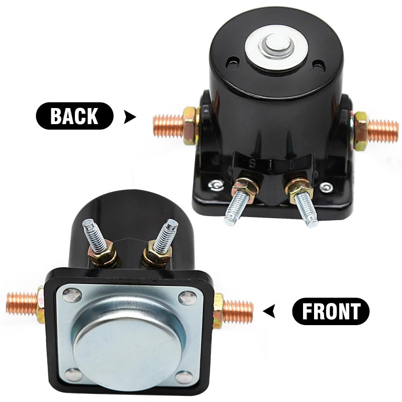 2 Pcs Starter Solenoid 12v Replacement For Omc Marine Johnson Evinrude Outboard Part Numbers 383622 395419 582708 586180 47886