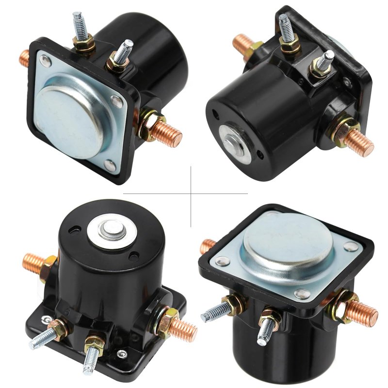 2 Pcs Starter Solenoid 12v Replacement For Omc Marine Johnson Evinrude Outboard Part Numbers 383622 395419 582708 586180 47886