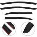 Ocpty Window Visors Fits For 2014-2019 Toyota Corolla Tape-on Rain Guards Side Wind Deflectors 4 Pieces 2pcs Front Rear