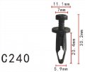 Autobahn88 Compatible With Cowl Panel Clip For Gm Oem 22657634 Pack Of 20