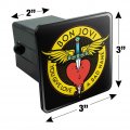Bon Jovi You Give Love A Bad Name Tow Trailer Hitch Cover Plug Insert