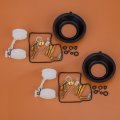 Cicitree 2sets Carburetor Carb Diaphragm Float Repair Rebuild Kits Compatible For Honda Vf700f Vf700c Vf750c Vf750f Vf750s