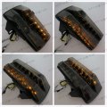 Httmt Mt045- Tail Light Brake Lights With Integrated Turn Signals Indicators Compatible 2003-2011 Suzuki Sv650s Sv650a Sv1000