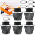5pcs 38mm 39mm 40mm 1 5 Filter Cleaner For 50cc 90cc 110cc 125cc 150cc 200cc Gy6 Motorcycle Atv Scooter Quad Go Kart Moped Pit 
