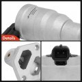A-premium Idle Air Control Valve Compatible With Ford F-150 2001-2003 2005-2008 Heritage E-150 Club Wagon Econoline E-250