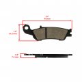 Caltric Front Brake Disc With Pads Compatible Yamaha Yz250fx 2015-2016 Yz450f 2008-2015 5xc-w0045-00-00