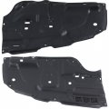Evan Fischer Front Engine Splash Shield Set Of 2 For 2011-2012 Toyota Avalon Driver And Passenger Side 