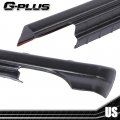 G-plus Rocker Panel Black Compatible With Chevy Silverado 1500 Crew Cab 2014 2015 2016 2017 2018 Protector Guard Covers