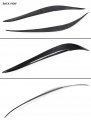 Cuztom Tuning Real Premium Carbon Fiber Headlight Eyelid Eye Lid Cover Eyebrows Compatible With 2014-2021 Bmw 2 Series F22