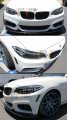 Cuztom Tuning Real Premium Carbon Fiber Headlight Eyelid Eye Lid Cover Eyebrows Compatible With 2014-2021 Bmw 2 Series F22