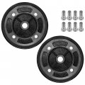 Caltric 2 Rear Brake Drum With Bolts Compatible Kawasaki 41038-1226