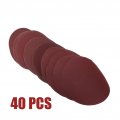 Seroni 40pcs 5inch 125mm Round Sanding Discs 320 400 600 800 1000 1200 2000 Grit Hook Loop Sandpaper Polishing Pad Color 40