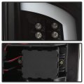 Acanii For 2007-2008 Dodge Ram 1500 2500 3500 Black Led Tube Tail Lights Brake Lamps V3 Driver Passenger Side