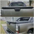 Ecotric Tailgate Cap Cover Top Molding Trim Spoiler Compatible With 2007-2013 Chevy Chevrolet Avalanche Cadillac Escalade Ext W