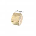 Uxcell 1 4-inch Brass Cap 5pcs G1 4 Female Pipe Fitting Hex Compression Stop Valve Connector