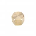 Uxcell 1 4-inch Brass Cap 5pcs G1 4 Female Pipe Fitting Hex Compression Stop Valve Connector