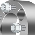 Aintier 2pcs 5x4 Wheel Spacers 5 Lug Center Bore 82 5mm Studs 1 2 Fit For Galaxie 500 1967-1974 Mustang 1964-2014 1960-1967