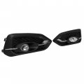 Kuafu Left Right Fog Light Compatible With 2014-2015 Honda Civic Replacement For 33901-tr0-a51 33951-tr0-a51 Lamp Assembly